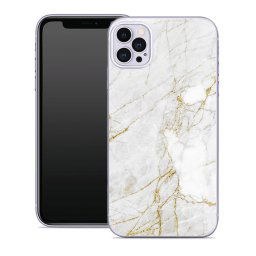PROTEMIO MY ART Védőburkolat Apple iPhone 12 / iPhone 12 Pro WHITE STONE (011)
