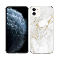 PROTEMIO MY ART Védőburkolat Apple iPhone 11 WHITE STONE (011)