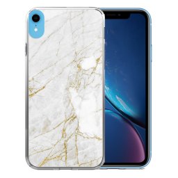 PROTEMIO MY ART Védőburkolat Apple iPhone XR WHITE STONE (011)