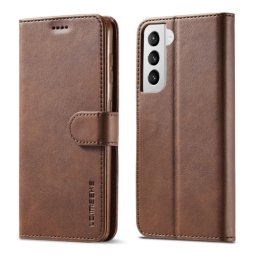 IMEEKE Wallet tok Samsung Galaxy S21 Plus 5G sötétbarna