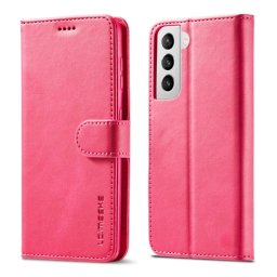 IMEEKE Wallet tok Samsung Galaxy S21 Plus 5G rózsaszín