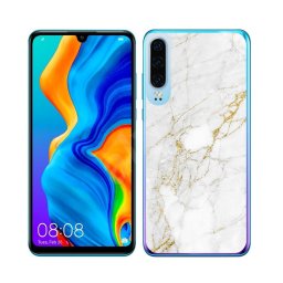 PROTEMIO MY ART Védőburkolat Huawei P30 WHITE STONE (011)