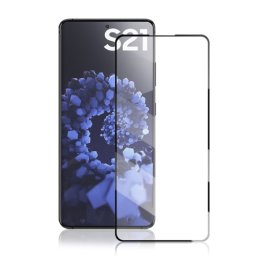 3D edzett üveg Samsung Galaxy S21 5G fekete