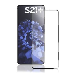 3D edzett üveg Samsung Galaxy S21 Plus 5G fekete