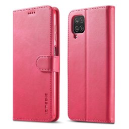 IMEEKE Wallet tok Samsung Galaxy A12 / M12 rózsaszín