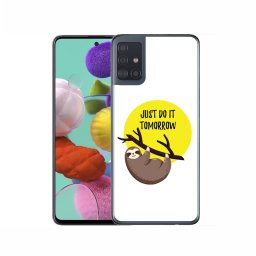 PROTEMIO MY ART Védőburkolat Samsung Galaxy A71 SLOTH (010)