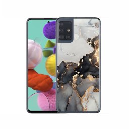 PROTEMIO MY ART Védőburkolat Samsung Galaxy A71 GREY MARBLE (140)