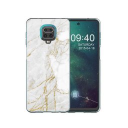 PROTEMIO MY ART Védőburkolat Xiaomi Redmi Note 9S / Note 9 Pro WHITE STONE (011)
