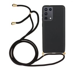 ROPE Huzat zsinórral Samsung Galaxy S21 Ultra 5G fekete