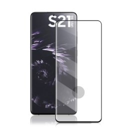 3D edzett üveg Samsung Galaxy S21 Ultra 5G fekete