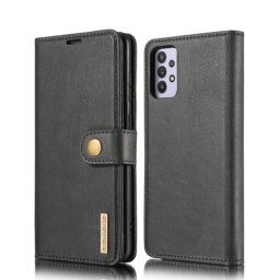 DG.MING Wallet tok 2 az 1-ben Samsung Galaxy A32 5G / M32 5G fekete