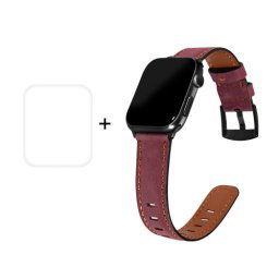 ENKAY Szíj + Apple Watch 6 / SE / 5/4 40mm-es lila védőfólia