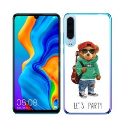 PROTEMIO MY ART Védőburkolat Huawei P30 BEAR (008)