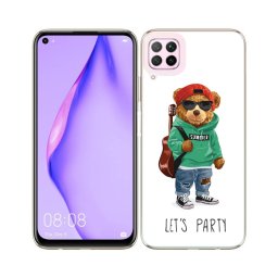 PROTEMIO MY ART Védőburkolat Huawei P40 Lite BEAR (008)