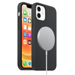 RUBBER MAGSAFE tok Apple iPhone 12 mini fekete