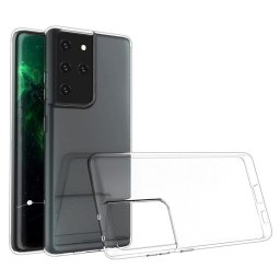 Szilikon burkolat Samsung Galaxy S21 Ultra 5G átlátszó