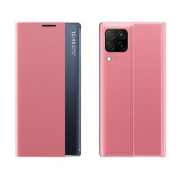 SLEEP CASE Flip tok Samsung Galaxy A42 rózsaszín