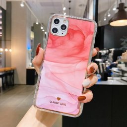 IMD MARBLE Védőburkolat Apple iPhone 12 Pro Max RED