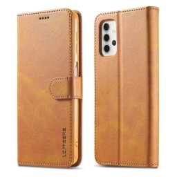 IMEEKE Wallet tok Samsung Galaxy A32 5G világosbarna