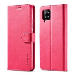 IMEEKE Wallet tok Samsung Galaxy A42 rózsaszín