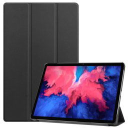 LEATHER Flip tok Lenovo Tab P11 / P11 5G / P11 Plus fekete
