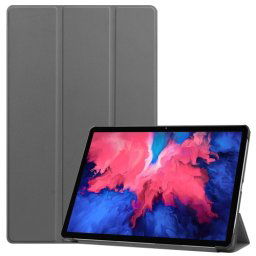 LEATHER Flip tok Lenovo Tab P11 / P11 5G / P11 Plus szürke