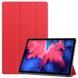 LEATHER Flip tok Lenovo Tab P11 / P11 5G / P11 Plus piros