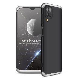 360° védőburkolat Samsung Galaxy A12 / M12 fekete-ezüst