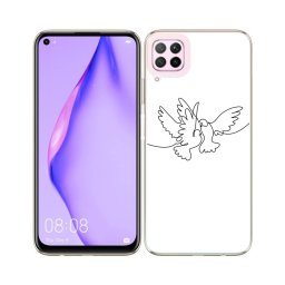 PROTEMIO MY ART Védőburkolat Huawei P40 Lite DOVE (031)