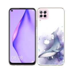 PROTEMIO MY ART Védőburkolat Huawei P40 Lite WHALE (032)