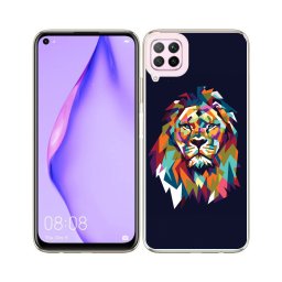 PROTEMIO MY ART Védőburkolat Huawei P40 Lite LION (046)