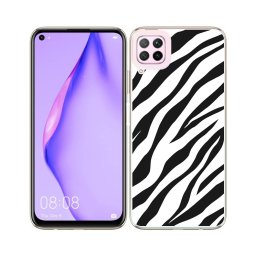 PROTEMIO MY ART Védőburkolat Huawei P40 Lite ZEBRA (049)