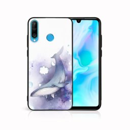 PROTEMIO MY ART Védőburkolat Huawei P30 Lite WHALE (032)
