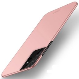 MOFI Ultra vékony tok Samsung Galaxy S21 Ultra 5G rózsaszín