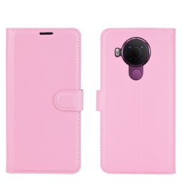 LITCHI Védőburkolat Nokia 5.4 rózsaszín
