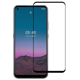 3D Edzett üveg Nokia 5.4 fekete