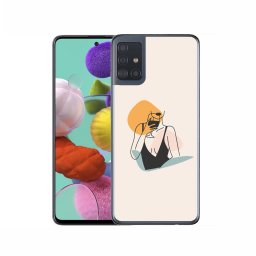 PROTEMIO MY ART Védőburkolat Samsung Galaxy A51 WOMAN (100)