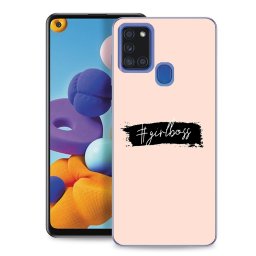 PROTEMIO MY ART Védőburkolat Samsung Galaxy A21s GIRL BOSS (103)