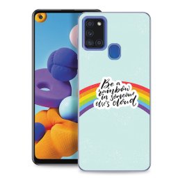 PROTEMIO MY ART Védőburkolat Samsung Galaxy A21s RAINBOW (105)