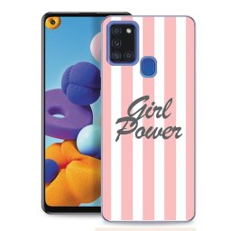 PROTEMIO MY ART Védőburkolat Samsung Galaxy A21s GIRL POWER (107)