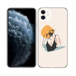 PROTEMIO MY ART Apple iPhone 11 WOMAN védőtok (100)