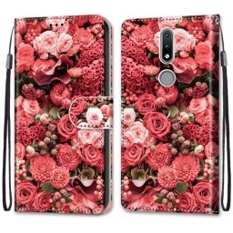 ART pénztárca borító Nokia 2.4 ROSES