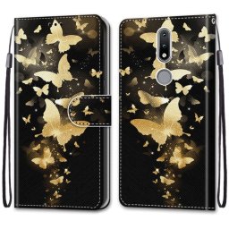 ART Pénztárcavédő Nokia 2.4 GOLD EN BUTTERFLY