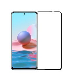 3D Edzett üveg Xiaomi Redmi Note 10 / Note 10S fekete