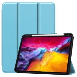 LEATHER Flip tok Apple iPad Pro 11 (2022 / 2021 / 2020 / 2018) világoskék