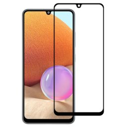 3D Edzett üveg Samsung Galaxy A32 fekete