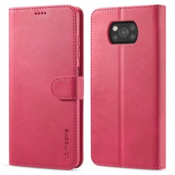 IMEEKE Wallet tok Xiaomi Poco X3 NFC / X3 Pro rózsaszín