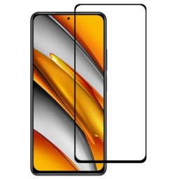 3D edzett üveg Xiaomi Poco F3 fekete