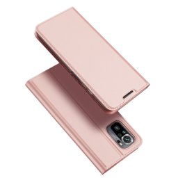 DUX pénztárca huzat Xiaomi Redmi Note 10 / Note 10S rózsaszín