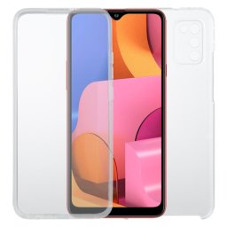 Samsung Galaxy A02s átlátszó kétoldalas borító